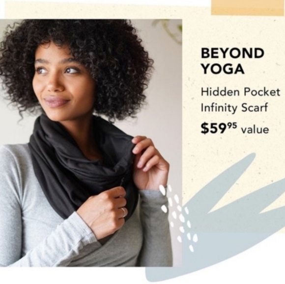 Beyond Yoga black Infinity scarf - Picture 3 of 13